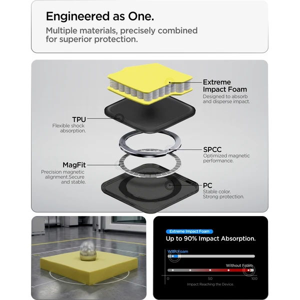Spigen Tough Armor MagSafe kryt Samsung Galaxy S26 FE black - Pouzdra - Obrázek 35ebad3559a44e8f8c0e58411439e142