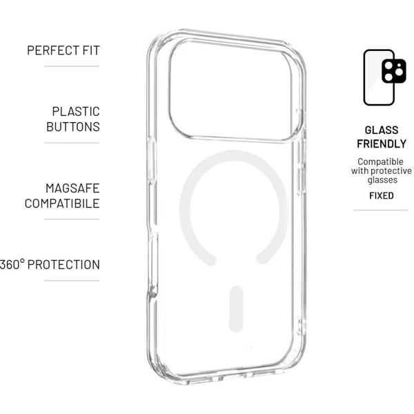 FIXED MagPure kryt s MagSafe Apple iPhone 17 Pro čirý - Pouzdra - Obrázek 35f8191be8b64ebcacb1236a372b7d2c