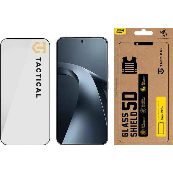 Tactical Glass Shield 5D sklo pro Xiaomi 17T Pro černé - Ochranné folie a skla - Obrázek 35fc65a4c1604a63aaa8ae0930e05def