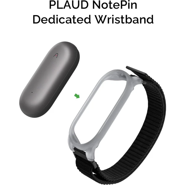 Plaud Note Pin Wristband náramek černý - Pouzdra - Obrázek 363f444d48b74d7da95aea5d5264d8ce