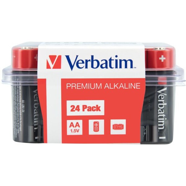 Verbatim AA alkalická baterie LR6 (24 ks)