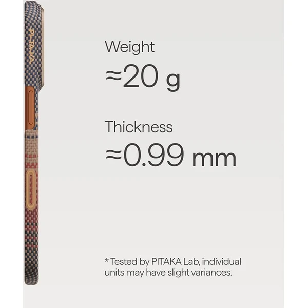 Pitaka Ultra-Slim Case MagSafe kryt iPhone 17 Pro Sunset - Pouzdra - Obrázek 364a6d5654444ec8b2283012b1273919