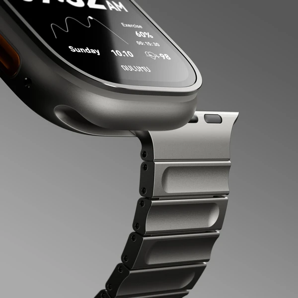 Aulumu C01 Hi-Per Titanium Alloy řemínek Apple Watch Ultra Titanium - Řemínky - Obrázek 36546a4412ae4d849f4dbfd1e3420977
