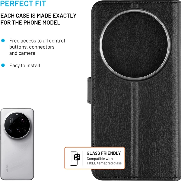 FIXED Opus flipové pouzdro Xiaomi 15 Ultra černé - Pouzdra - Obrázek 3656eeab28eb4beeab82e83024231635