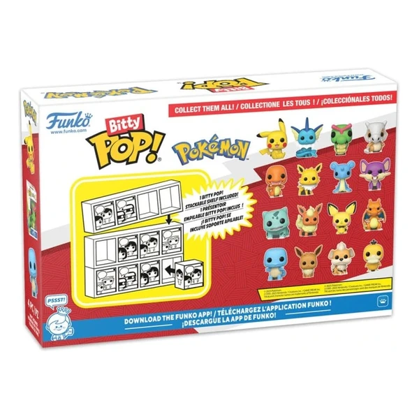 Funko Bitty POP! #504 Pokemon - Squirtle 4-pack - Funko POP! - Obrázek 367G000K01