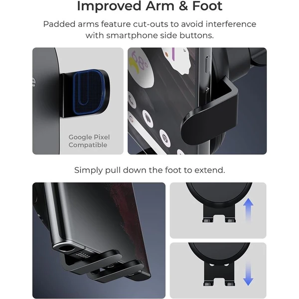 iOttie AutoSense 2 Wireless Air Vent Mount držák do auta s nabíjením černý - Držáky - Obrázek 367cdfbab1514fc68d840ffd19a1b222