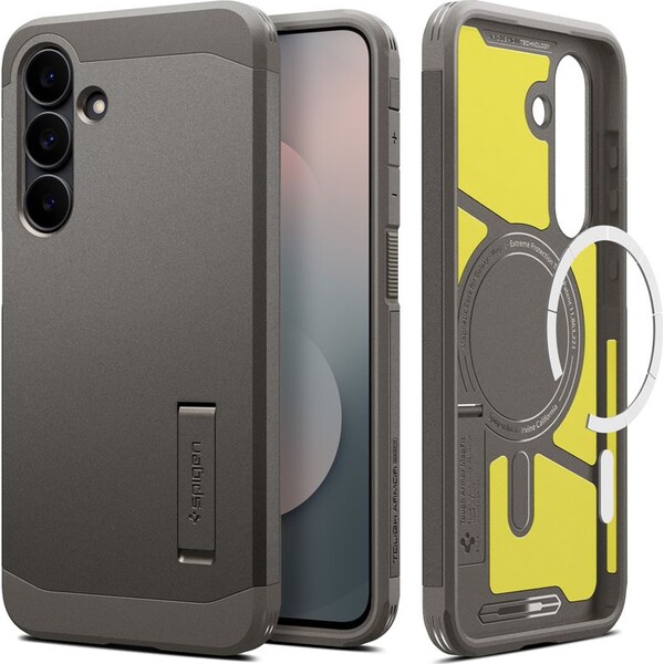 Spigen Tough Armor MagSafe kryt Samsung Galaxy S25 FE tmavě šedé