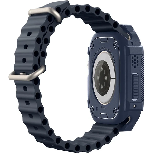 Spigen Rugged Armor kryt Apple Watch Ultra 3/2/1 (49mm) modrý - Pouzdra - Obrázek 36A1000P01