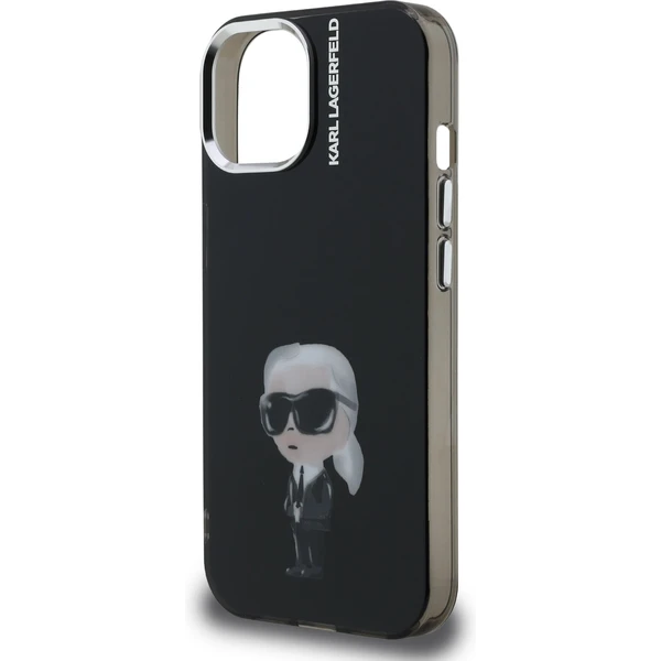 Karl Lagerfeld IML Aquarelle Karl kryt iPhone 15 černý - Pouzdra - Obrázek 36a4a368b8d4462fb298a898fde003e5