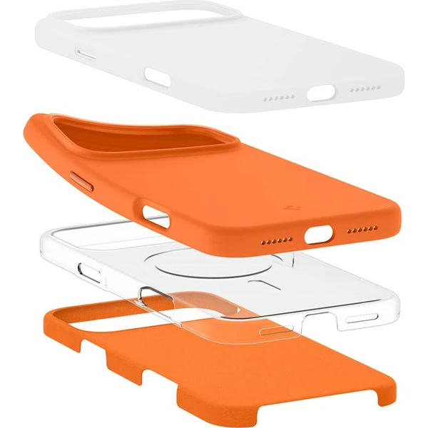 Spigen Silicone Fit MagSafe kryt iPhone 17 Pro Max cosmic orange - Pouzdra - Obrázek 36b076334bd649da96146b964ae2c84e