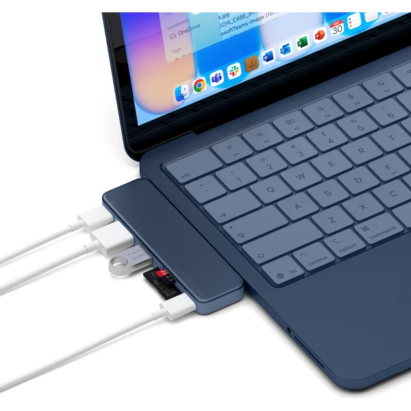 Satechi USB-C Snap Hub (MacBook Neo) indigově modrý - USB huby - Obrázek 36d6faf6bfcd4089b13c8dc007051846
