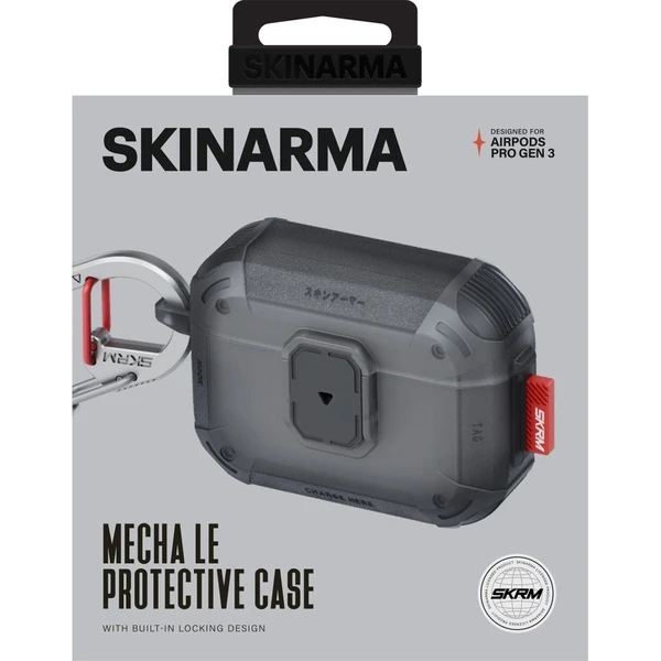 SKINARMA Mecha LE (Lock Edition) pouzdro AirPods Pro 3 kouřové - Pouzdra - Obrázek 36dc3a1f337c4e0d9dbfa1ce4af4c7ba
