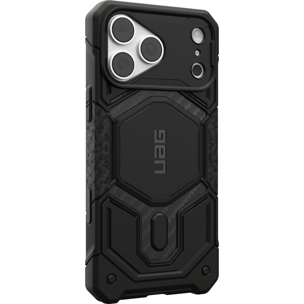 UAG Monarch Pro MagSafe Carbon Fiber kryt iPhone 18 Pro Max/17 Pro Max černý - Pouzdra - Obrázek 36de10e20caf477fb8110fc257ce856f