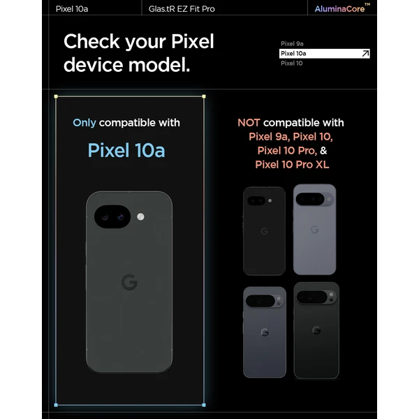 Spigen Glass tR EZ Fit Pro sklo Google Pixel 10a (2 ks) - Ochranné folie a skla - Obrázek 36e84399d2a945f69b219bba7f56bfec