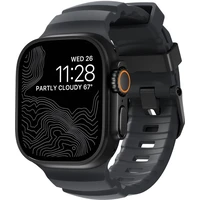 Nomad Rocky Point Band řemínek Apple Watch 49/45/44/42mm černý/tmavě šedý - Řemínky