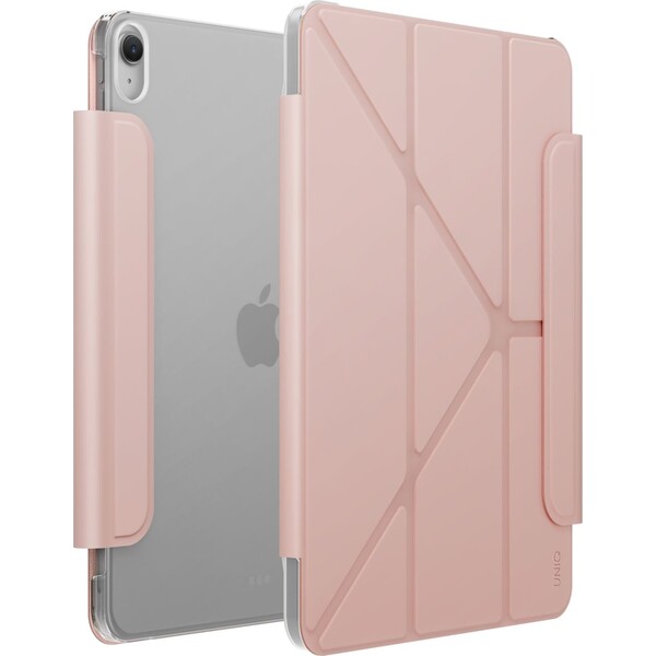 UNIQ Camden Lite s pouzdrem pro Apple Pencil iPad Air 11" (M2-M4) růžové