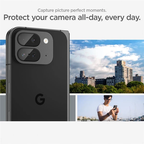 Spigen Glass tR EZ Fit Optik 2 Pack tvrzené sklo na fotoaparát Google Pixel 9 Pro Fold čiré - Ochranné folie a skla - Obrázek 3762646f223d4d288a50cfd10a2a7725