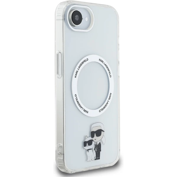 Karl Lagerfeld IML Karl and Choupette MagSafe kryt iPhone 17e/16e čirý - Pouzdra - Obrázek 377e7aee269c48958605289e4b5a3607