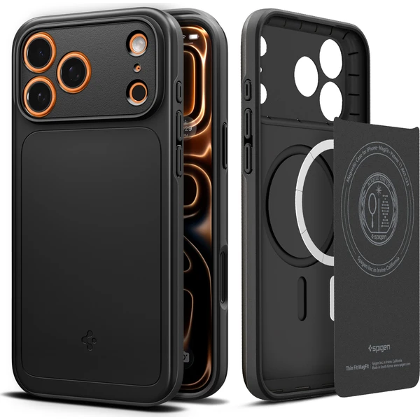 Spigen Thin Fit MagSafe kryt iPhone 18 Pro Max/17 Pro Max black - Pouzdra - Obrázek 377f3d3ce61544a48b018a89bee915e1