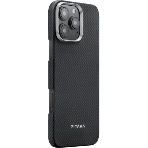 Pitaka MagEZ Case 5 MagSafe kryt iPhone 16 Pro Black/Grey Twill