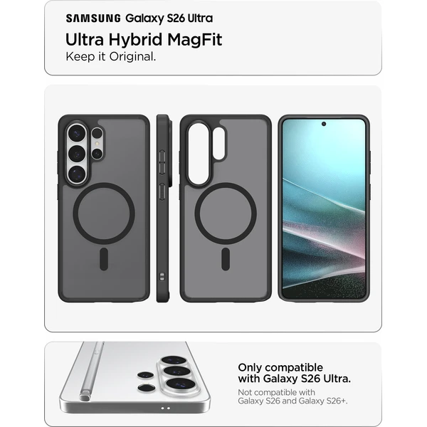 Spigen Ultra Hybrid MagSafe kryt Samsung Galaxy S26 Ultra černý - Pouzdra - Obrázek 3789558b1c704a74891d4aef19220d2d