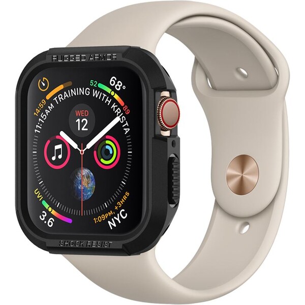 Spigen Rugged Armor ochranný kryt pro Apple Watch 4 40mm černý 061CS24480 Černá