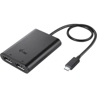 i-tec USB-C Dual 4K/60Hz (1x 8K/30Hz) DP videoadaptér - USB huby