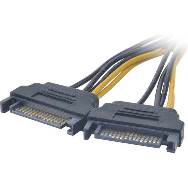 Akasa SATA adaptér 2 x SATA na 6pin PCIe (AK-CBPW13-15)