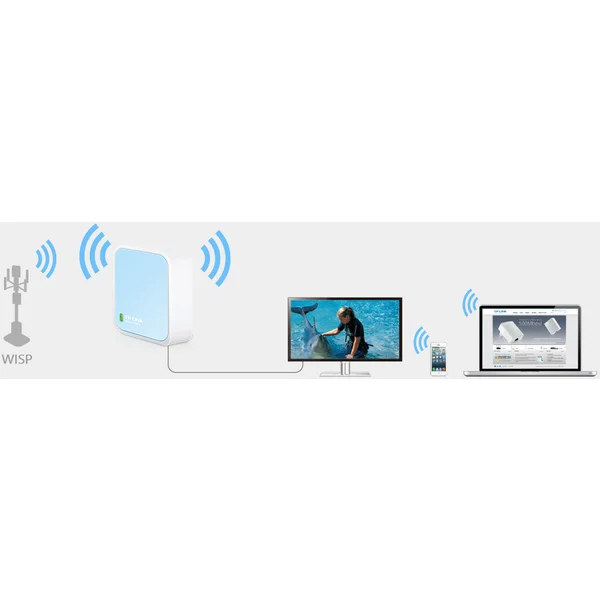 TP-Link TL-WR802N Wi-Fi 4 router modrý/bílý - Routery - Obrázek 37GFF00101