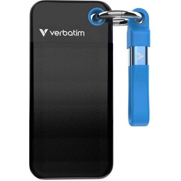 VERBATIM Pocket SSD 1TB, modrá Modrá