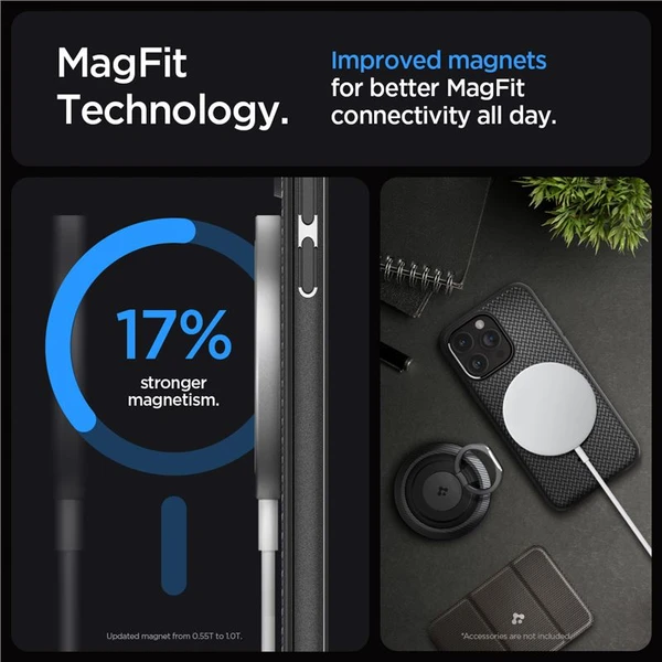 Spigen Mag Armor MagFit kryt iPhone 15 Pro matně černý - Pouzdra - Obrázek 37W8000601