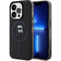 Karl Lagerfeld IML Ikonik MagSafe Kryt iPhone 15 Pro černý - Pouzdra