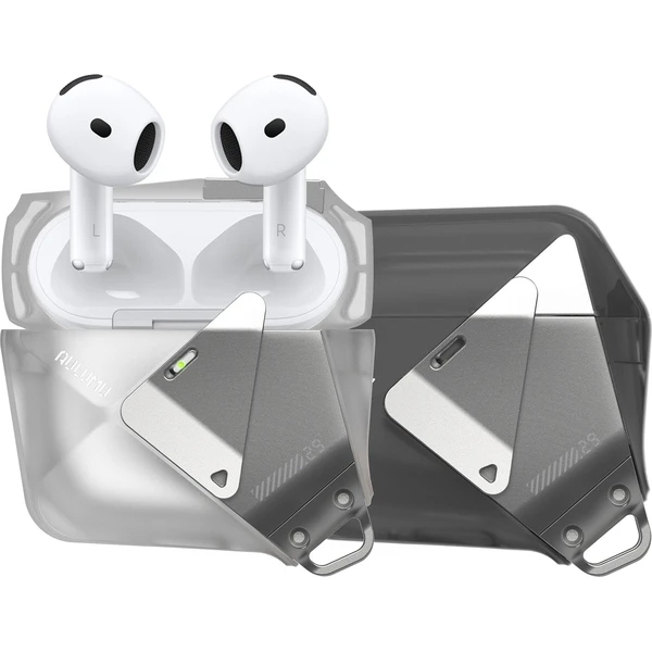 Aulumu A29 Geometric Case pouzdro AirPods 4 Translucent White - Pouzdra - Obrázek 37c23ffcd8894461916a18dbc7fe195b