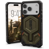 UAG Monarch Pro MagSafe Kevlar kryt iPhone 17 Pro zelený - Pouzdra