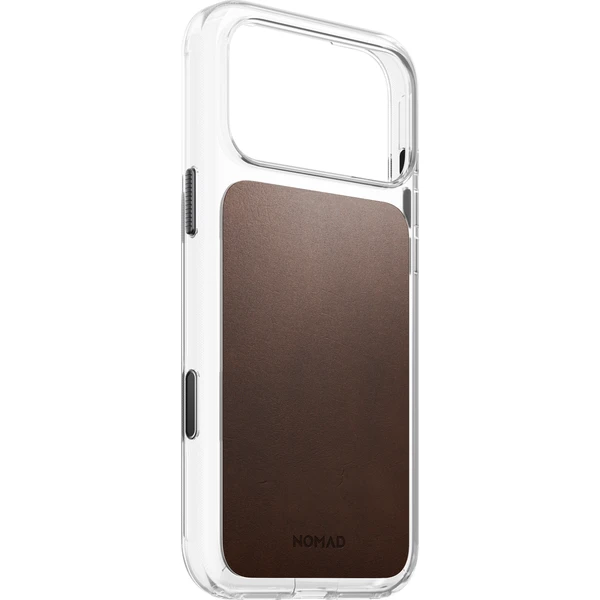 Nomad Clear Leather (Horween) MagSafe kryt iPhone 17 Pro Max/18 Pro Max Rustic Brown - Pouzdra - Obrázek 37dc7ccbd3424d77af8fa828653745c8