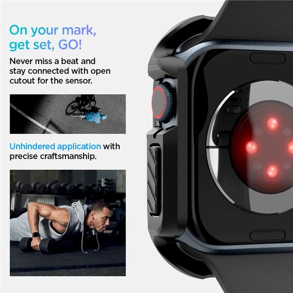Spigen Tough Armor pouzdro Apple Watch 10/11 (46mm) černé - Pouzdra - Obrázek 37fcd16f9214433bbd4d0fe4d1dc0d16