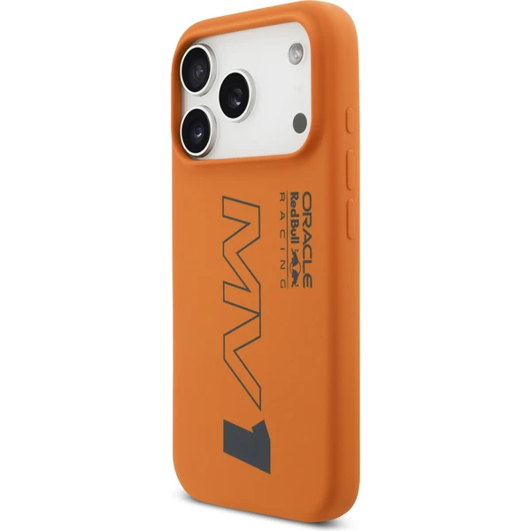 Oracle Red Bull Racing Silicone MV1 MagSafe kryt iPhone 17 Pro oranžový - Pouzdra - Obrázek 3818fa17ce48443b91c403d2268a658a
