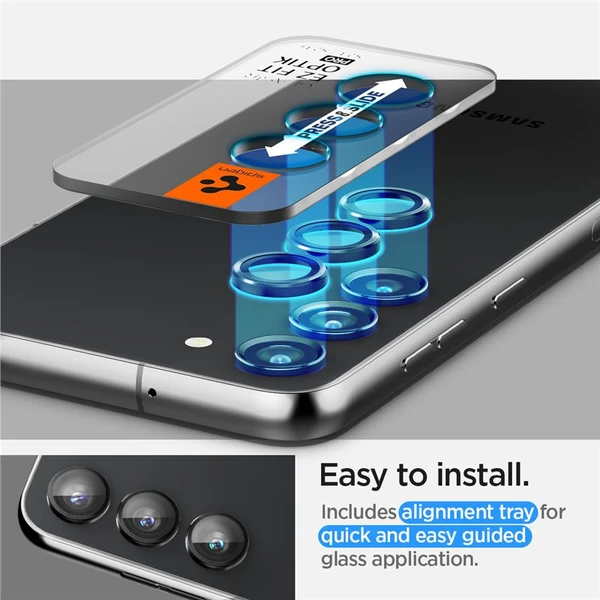 Spigen Glass EZ Fit Optik Pro 2 Pack sada skel Samsung Galaxy S23/S23+/S24 - Ochranné folie a skla - Obrázek 3821000J01