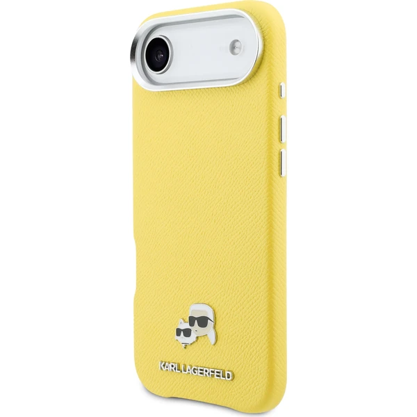 Karl Lagerfeld PU Karl and Choupette Heads Pins MagSafe kryt iPhone Air žlutý - Pouzdra - Obrázek 384c14c109f74628baaaca682f0b3db6