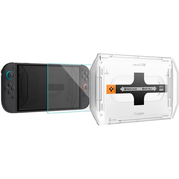 Spigen Glass tR EZ Fit 2 Pack tvrzené sklo Nintendo Switch 2 (2 ks) - Ochranné folie a skla - Obrázek 385cdabd7c704682ae301282d335ba33