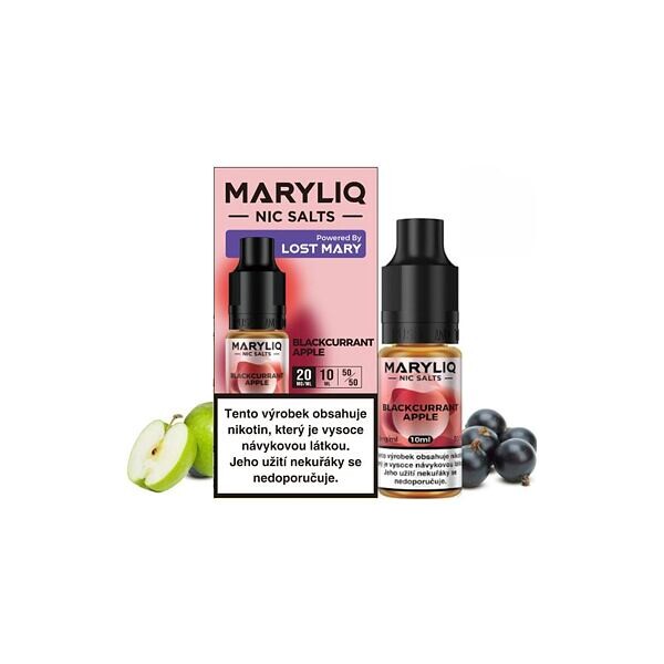 Maryliq Salt Jablko a černý rybíz 10ml (20mg)