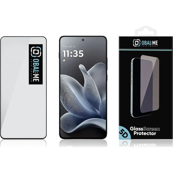OBAL:ME 5D tvrzené sklo Motorola Edge 70 černé - Ochranné folie a skla - Obrázek 385e8ee0a1ab432ea0b34016a451116f