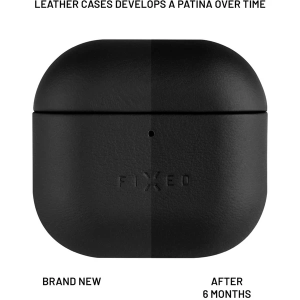 FIXED PodsLeather kožené pouzdro pro Apple AirPods 4 černé - Pouzdra - Obrázek 38670e74b53a451589b13a6e0918de9f