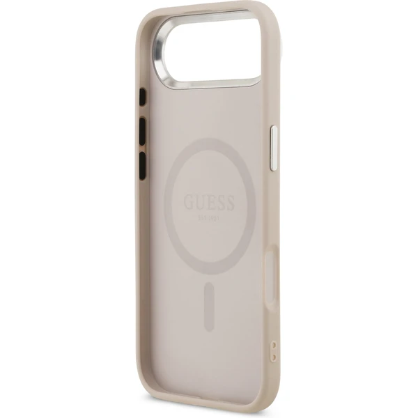 Guess PU Saffiano MagSafe kryt iPhone Air růžový - Pouzdra - Obrázek 386fbd394b354e8e972cee7fdd66365b