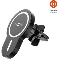 FIXED MagClick držák s bezdrátovým nabíjením, MagSafe, 15W, černý - Držáky