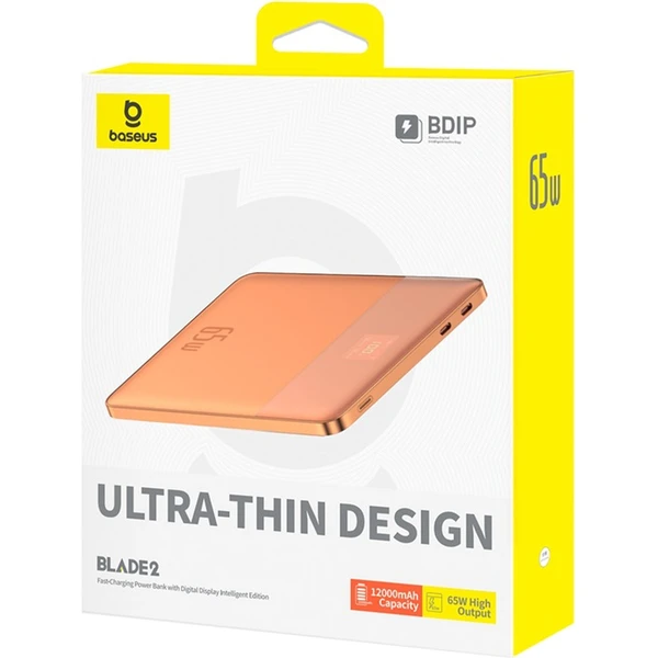Baseus Blade2 powerbanka 12000mAh 65W oranžová - Powerbanky - Obrázek 38AE000N01
