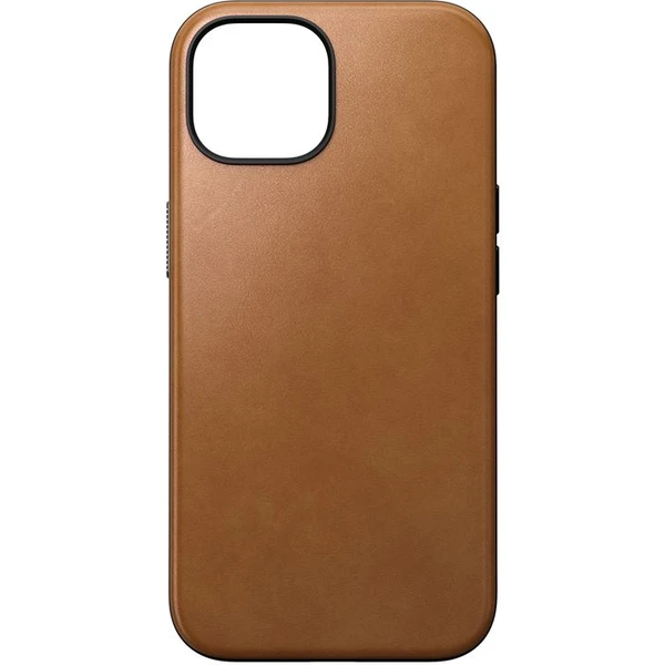Nomad Modern Leather MagSafe kryt iPhone 15 english tan - Pouzdra - Obrázek 38CS100501
