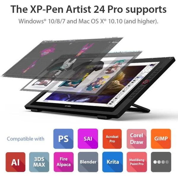 XP-PEN Artist 24 Pro - Grafické tablety - Obrázek 38GK400301
