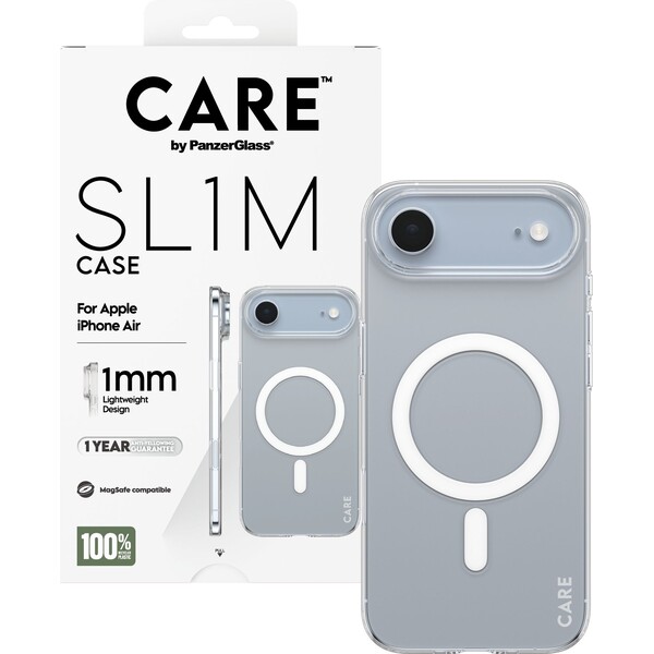 PanzerGlass® CARE SL1M (1mm) MagSafe kryt Apple iPhone Air čirý