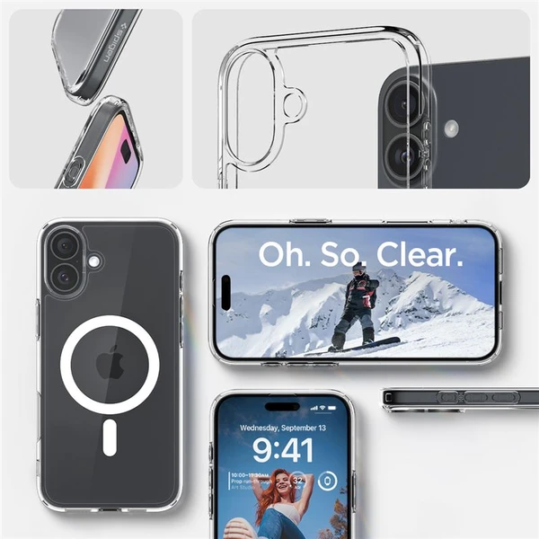 Spigen Ultra Hybrid MagSafe kryt iPhone 16 white - Pouzdra - Obrázek 38edf0af039644a2b620cf25a908e310